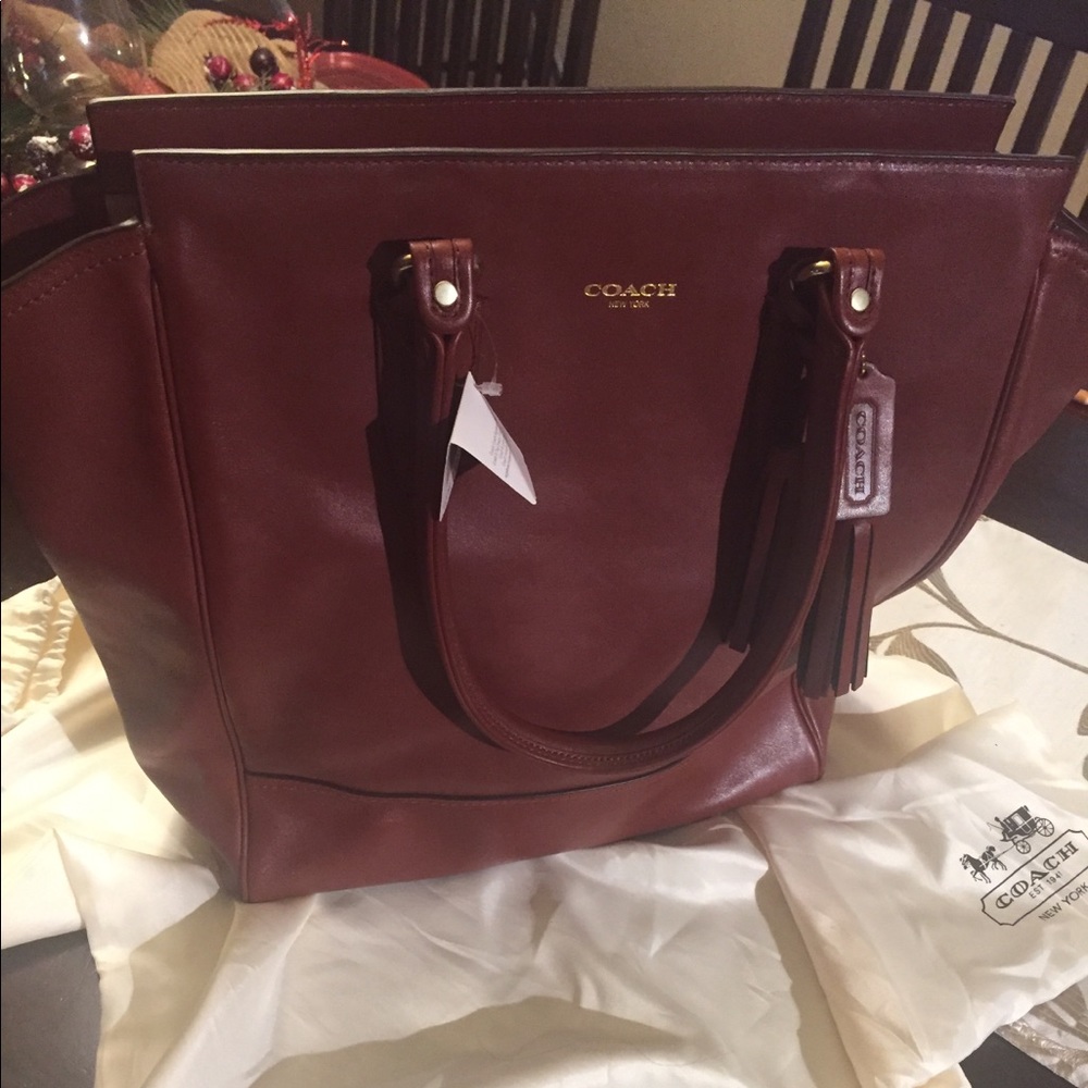 Coach New York bag brown
